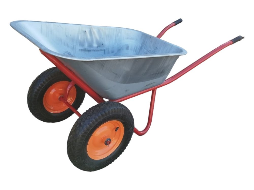 Тачка строительная усиленная LWI 130л, 320кг LWI130х2