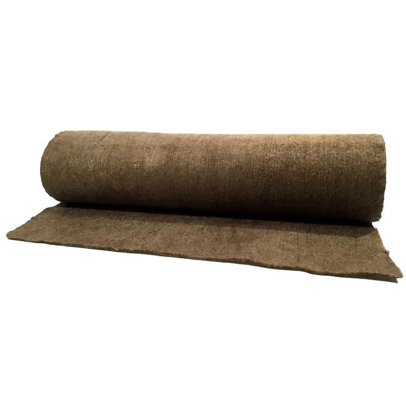 Базальтовый мат BASFIBER 10000x1200x10 мм, 12 м2, огнеупорный, 700 C БИМ 10 -рулон