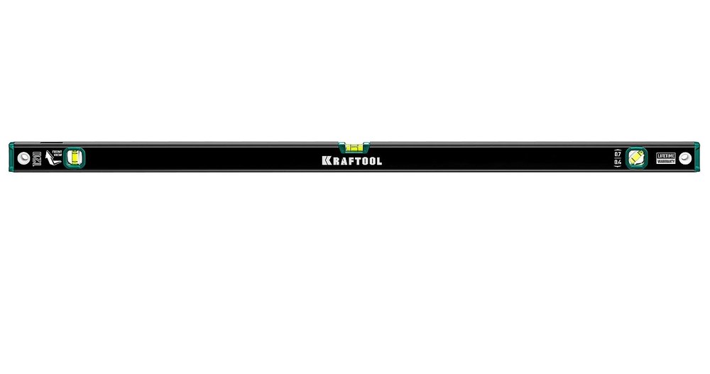 Уровень KRAFTOOL с зеркальным глазком, 1200 мм 34781-120