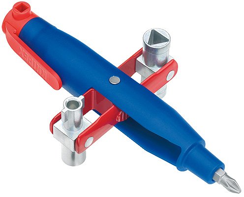 Ключ для электрошкафов с битой и переходником KNIPEX KN-001107