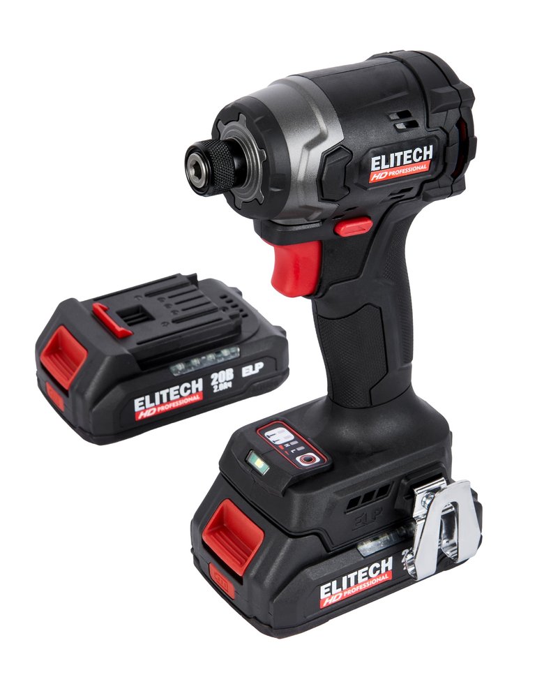 Винтоверт аккумуляторный ударный Elitech CS 2003SL, 20 В, 260 Нм, BL, 2x2 Ач HD 205732