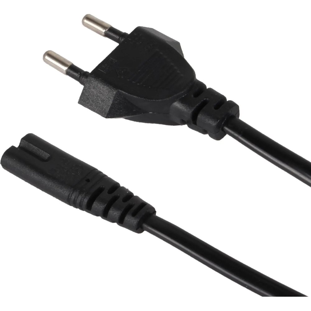 Кабель питания IEC-320-C7, 2-pin 1,8m ,черный, iOpen<,ACE023-1.8M