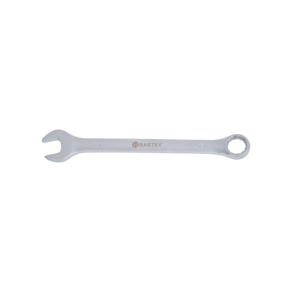 Комбинированный ключ BARTEX 15 мм, матовый, CrV сталь 169971