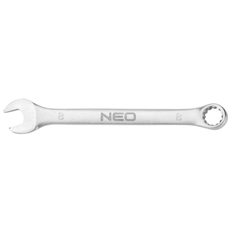 Ключ комбинированный NEO TOOLS 8x120 мм, CrV, DIN3113 09-652