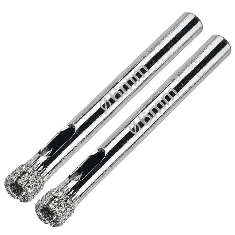 Коронка алмазная по керамограниту и керамике 6 мм / 2 шт. Diamond Industrial DIDCSC006