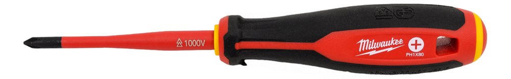 Трехгранная отвертка Milwaukee изолированная VDE PH1x80 4932478721