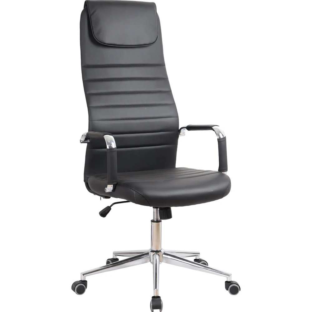Кресло BN_SH_EChair-565 TPU кожзам черный, хром