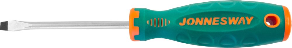 Стержневая шлицевая отвертка Jonnesway D71S6100 ANTI-SLIP GRIP, SL6.5x100 мм 49954
