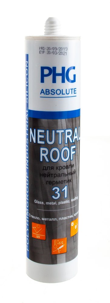 Силиконовый герметик PHG Absolute Neutral Roof черный 280 ml 448747