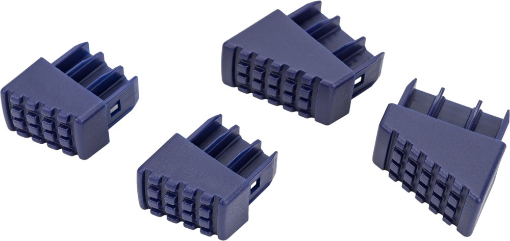 Комплект заглушек для стремянки 40x20, 30x20 мм, синий Алюмет Серия ZGS1