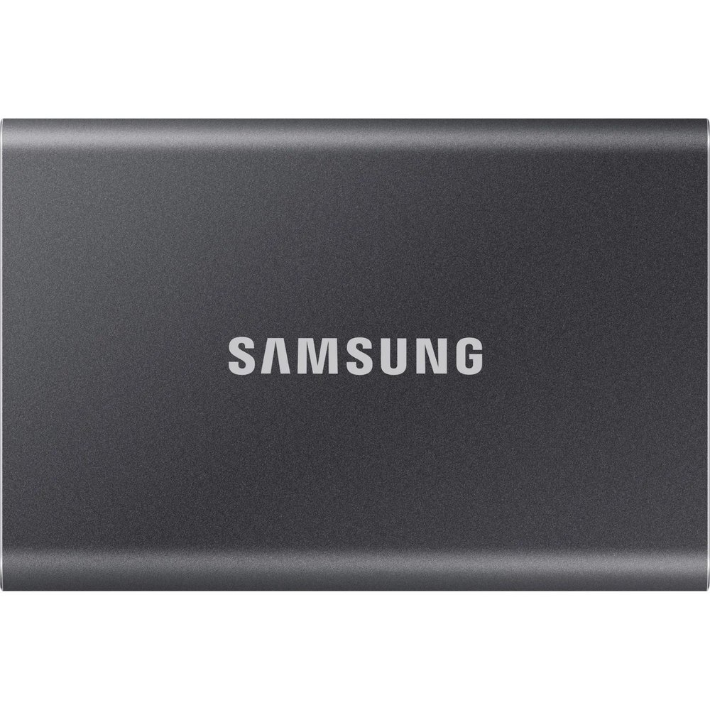 Портативный SSD Samsung T7, 2Tb, Titan Gray (MU-PC2T0T/WW)