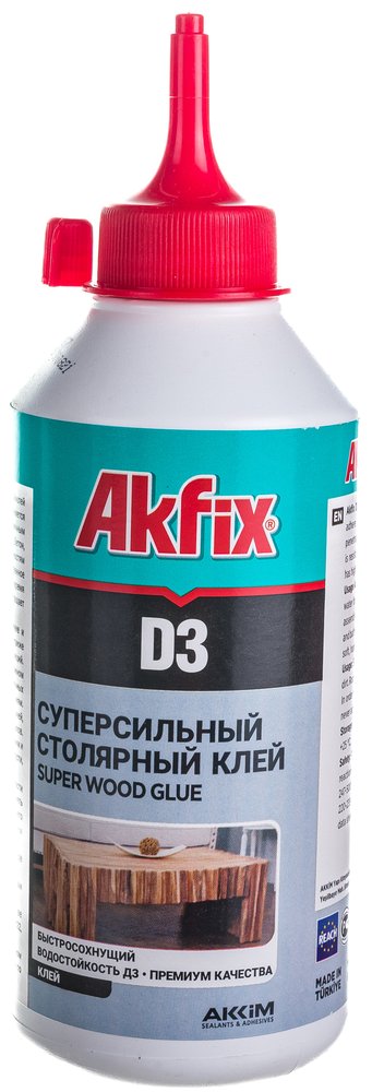 Клей ПВА Akfix D3, 500 гр AS3242