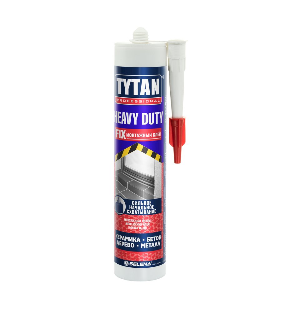 Монтажный клей TYTAN PROFESSIONAL HEAVY DUTY каучуковый 310мл 62963 44015