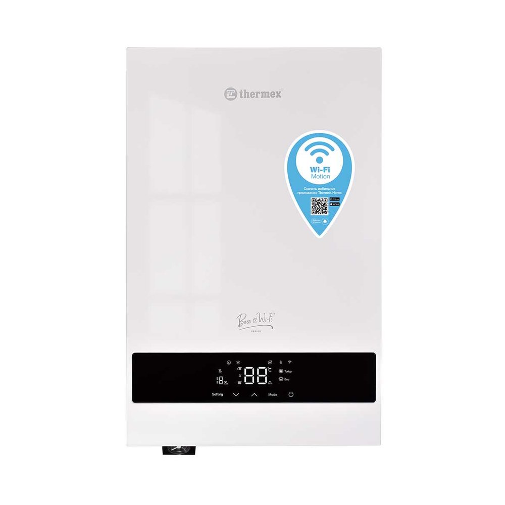 Электрический настенный котел Термекс THERMEX Boss 12 Wi-Fi, White ЭдЭБ05052