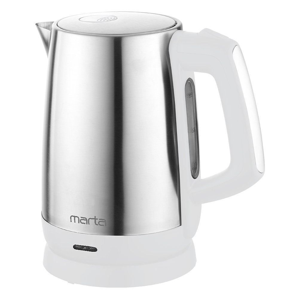 Чайник металлический MARTA MT-4629 белый 39325