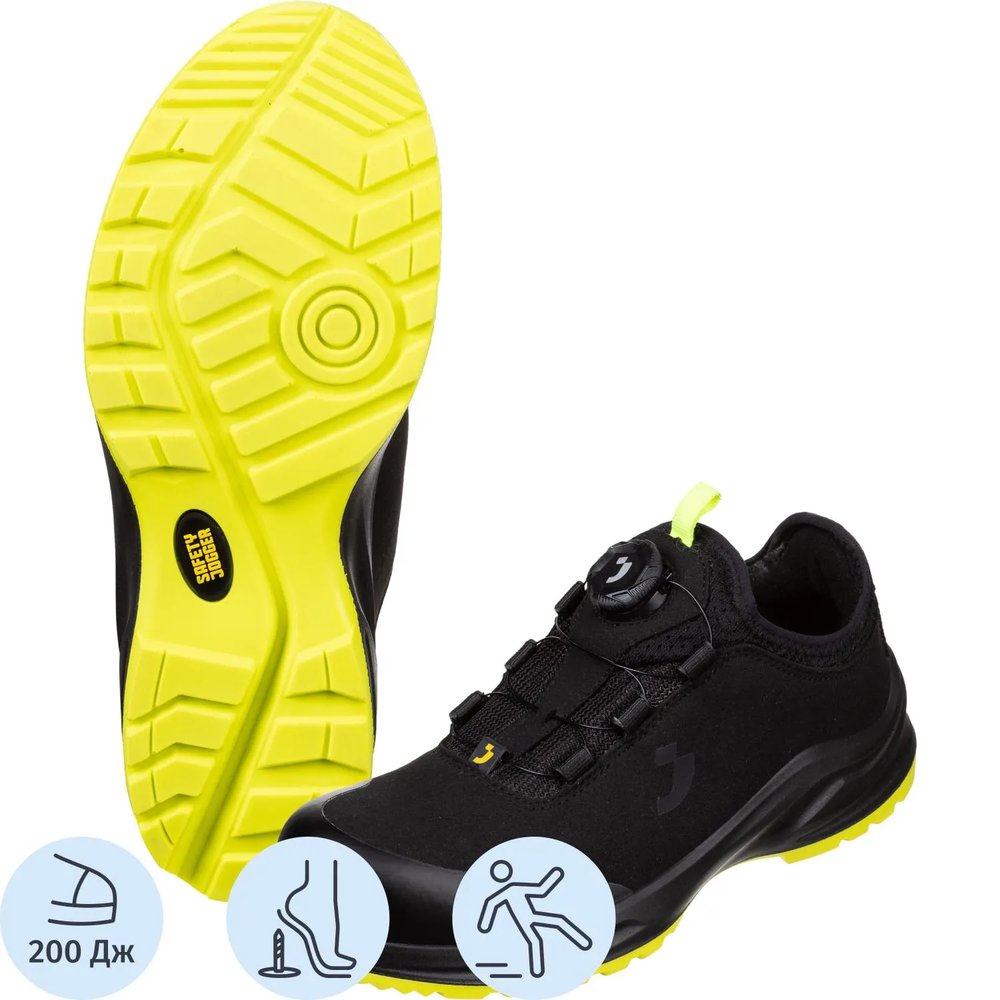 Полуботинки Safety Jogger MODULO S3S LOW TLS BLK р.45