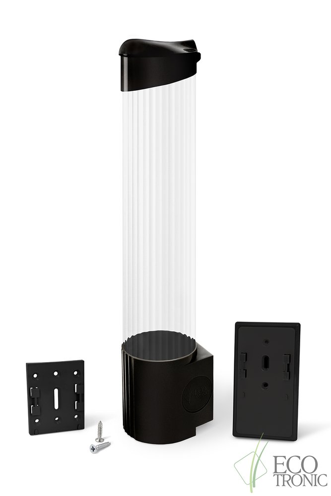 Держатель для стаканов ECOTRONIC черный ETK4007/