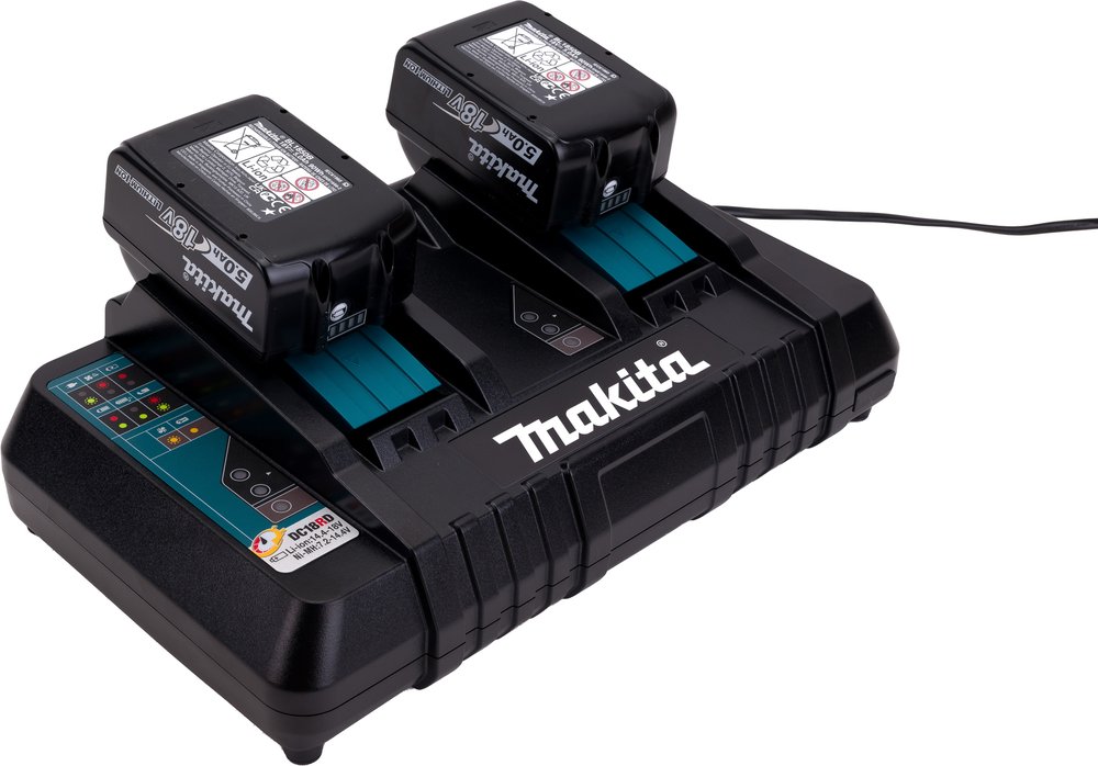 Аккумулятор 191L75-3 (2 шт, 18В, 5.0 Ач, Li-Ion) с зарядным устройством Makita 199380