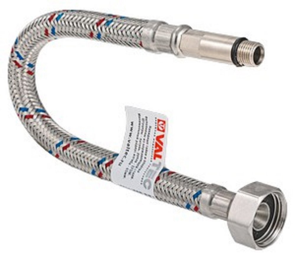 Подводка для воды (М10х35 мм, G1/2, 1.2 м, гайка-штуцер) Valtec VTf.004.IS.0435120