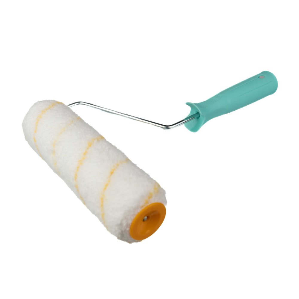 Малярный валик SAMGRUPP с пластиковой ручкой, 200 мм, ворс 12 мм 16176 SAMC-009040200