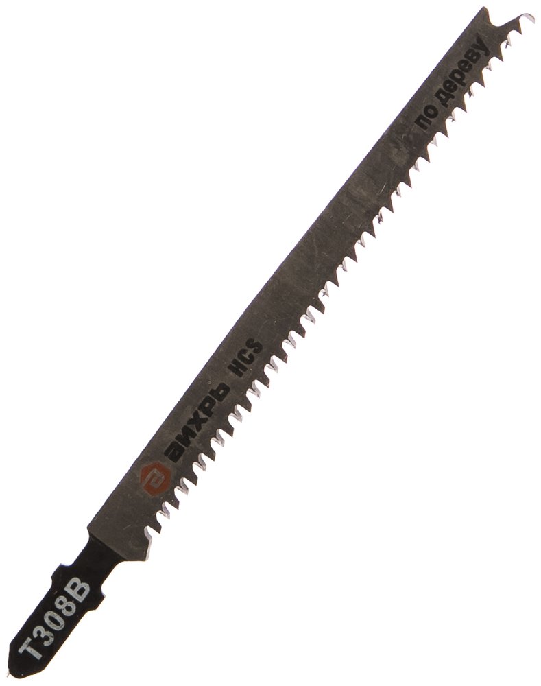 Пилки для лобзика Т308В по дереву, ламинату, чистый рез 116x90 мм, 2 шт. Вихрь 73/10/5/10