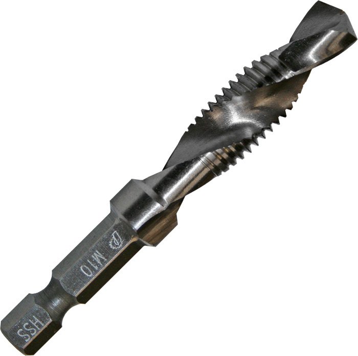 Сверло-метчик М10 (72 мм, HEX 1/4) ПРАКТИКА 775-013