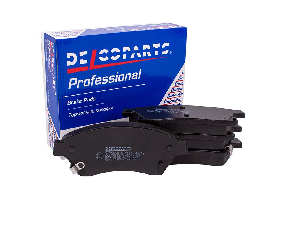 Колодки тормозные передние Delcoparts 19372197