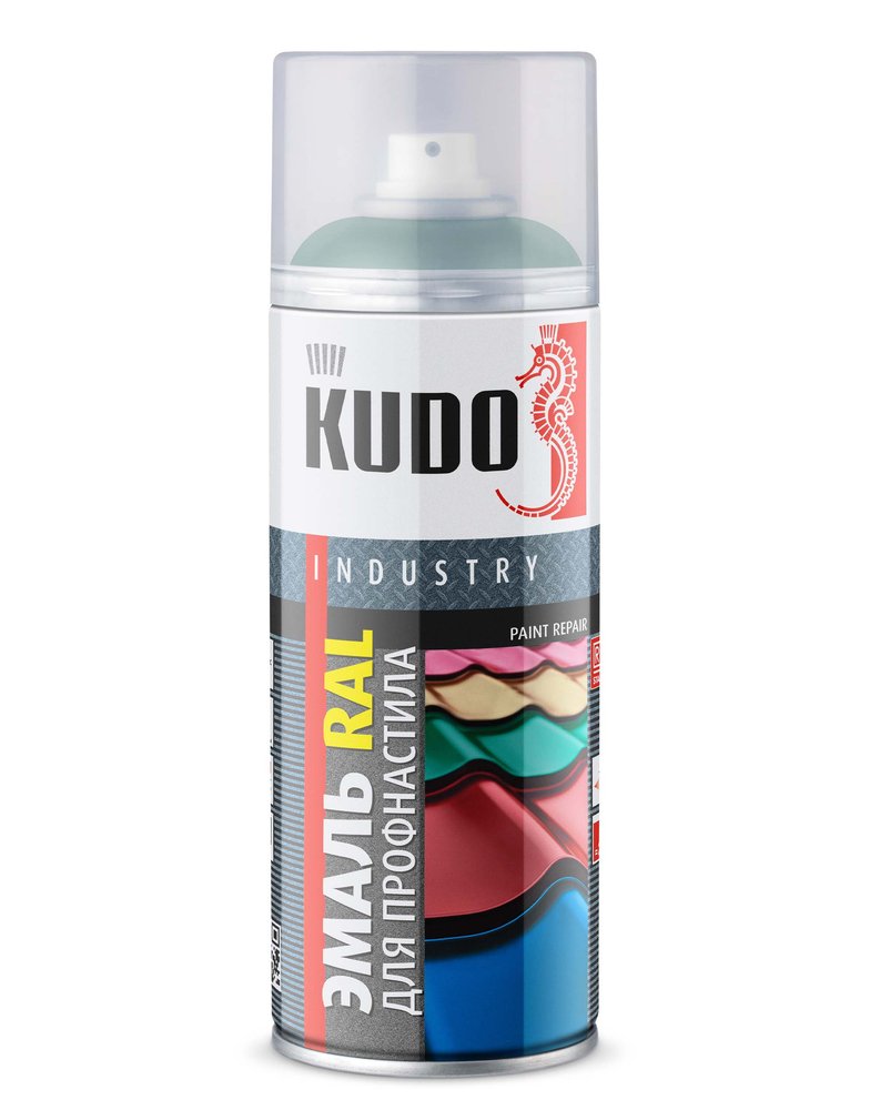 Эмаль для металлочерепицы KUDO RAL 6005 зеленый мох KU-06005R