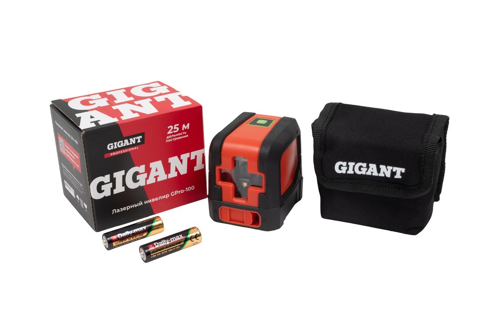 Лазерный нивелир 2 луча Gigant GPro-100