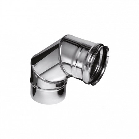 Колено Ferrum 0.8 мм, 90 гр, ф 110 мм f2417