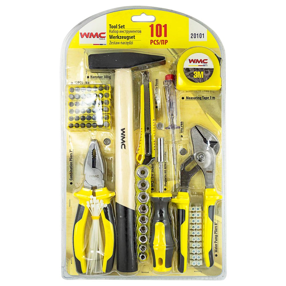 Набор инструментов WMC TOOLS 101пр, 1/4', в блистере 47910 20101