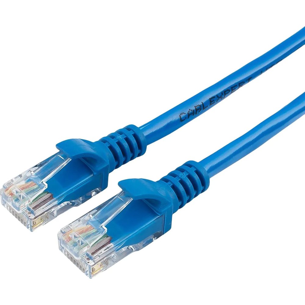 Патч-корд UTP   Cablexpert кат.5e PP12-0.25M/B, 0.25м, синий