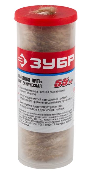 Нить льняная сантехническая (55 м) Зубр 4-51992-055