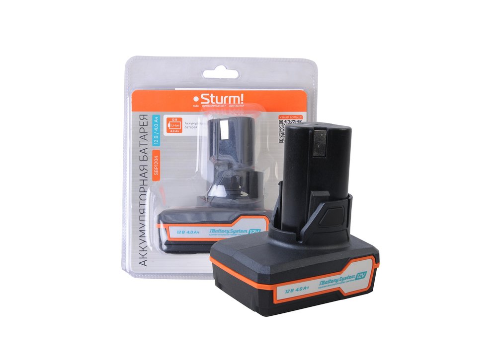 Аккумулятор Sturm 12В, 1BatterySystem12V, 4.0Ач SBP1204