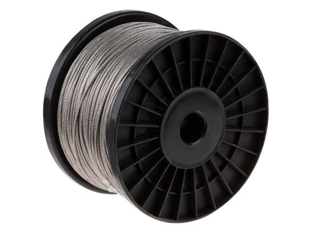 Трос STARFIX М5 DIN 3055 нержавеющая сталь A2 бухта 250 м SMP-21091-250