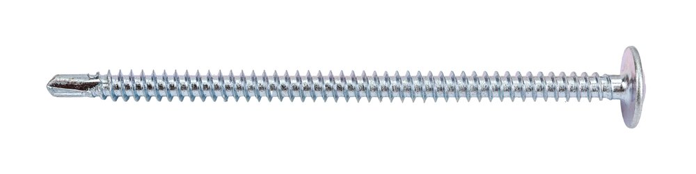 Саморез с прессшайбой Daxmer ПШС 4,2x75 цинк, усиленный, сверло, 100 шт 00-00468497