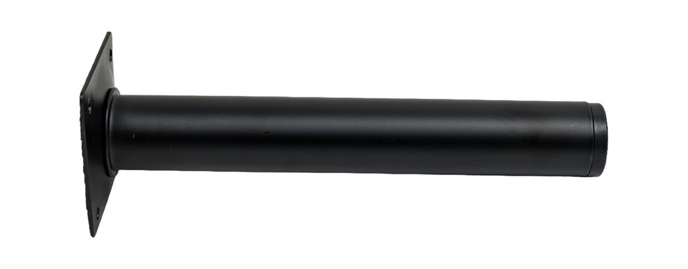 Ножка Tech-Krep металл, круглая, нерегулируемая, D30x200 мм, черная - накл. 152185