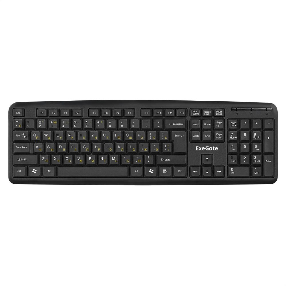 Клавиатура ExeGate LY-331L черный USB Color box