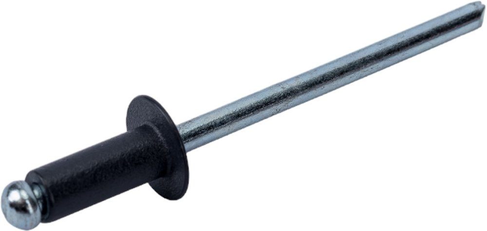 Вытяжная заклёпка Качественный КРЕПЕЖ серый графит, 4х10 RAL 7024 150 шт. 0200533 КЧ