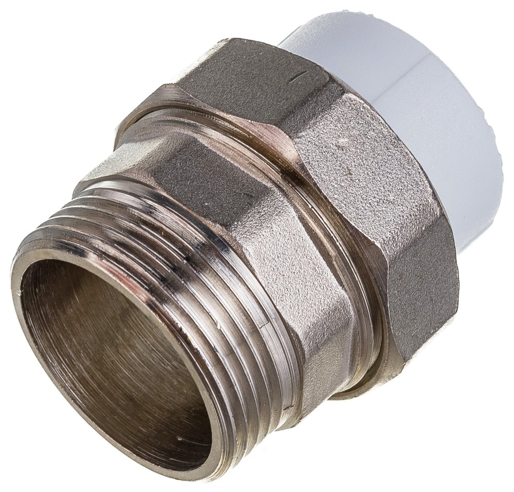 Комбинированная муфта VALFEX PP-R белая, разъем 32х1 1/4 дюйма НР 10156132 127-0228