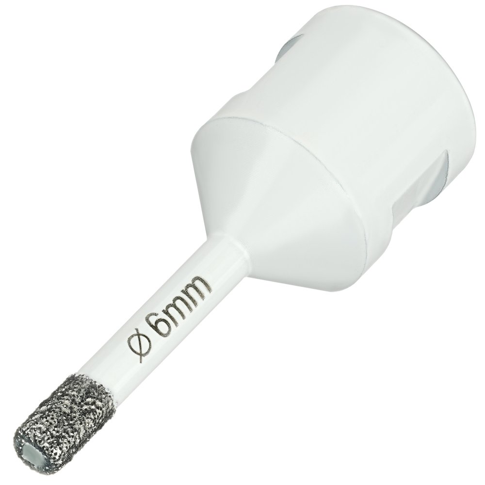 Коронка алмазная по керамограниту 6 мм, M14 на УШМ Diamond Industrial DIDKVP06M14