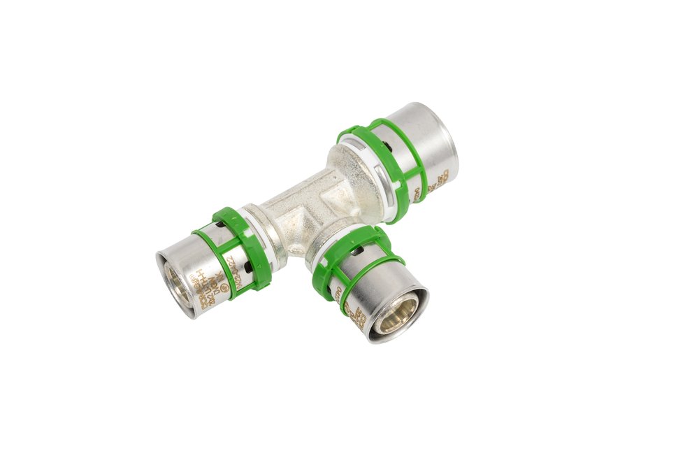 Редукционный тройник COMAP 26-20-20, пресс латунь 7130RW262020