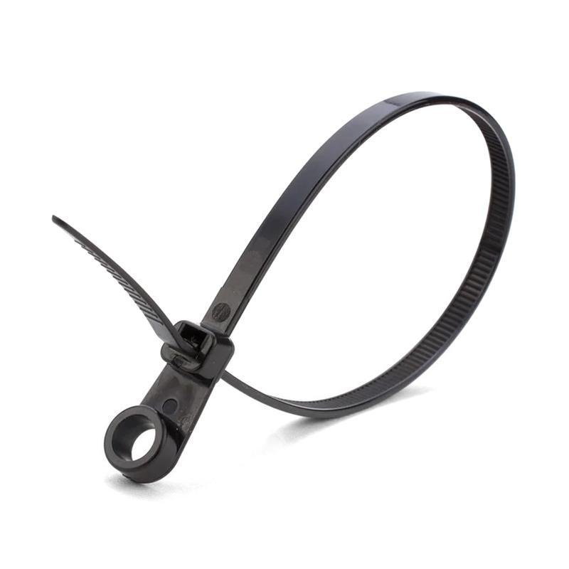 Нейлоновая стяжка Fortisflex КСО 5x300 мм, черный, 100 шт. 90335
