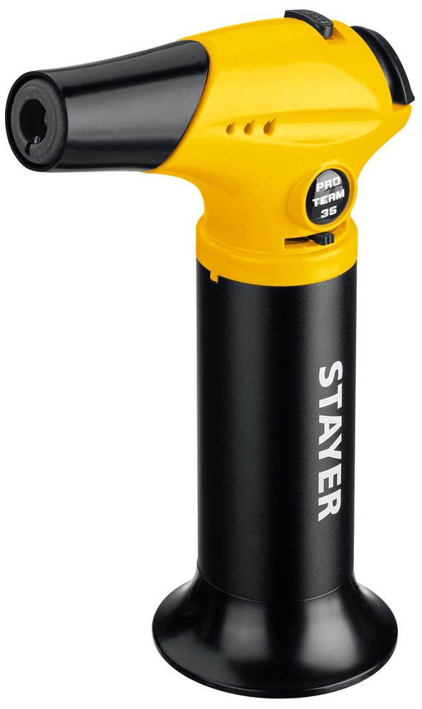 Автономная портативная газовая горелка STAYER ProTerm 35 с пьезоподжигом, 1300С 55522