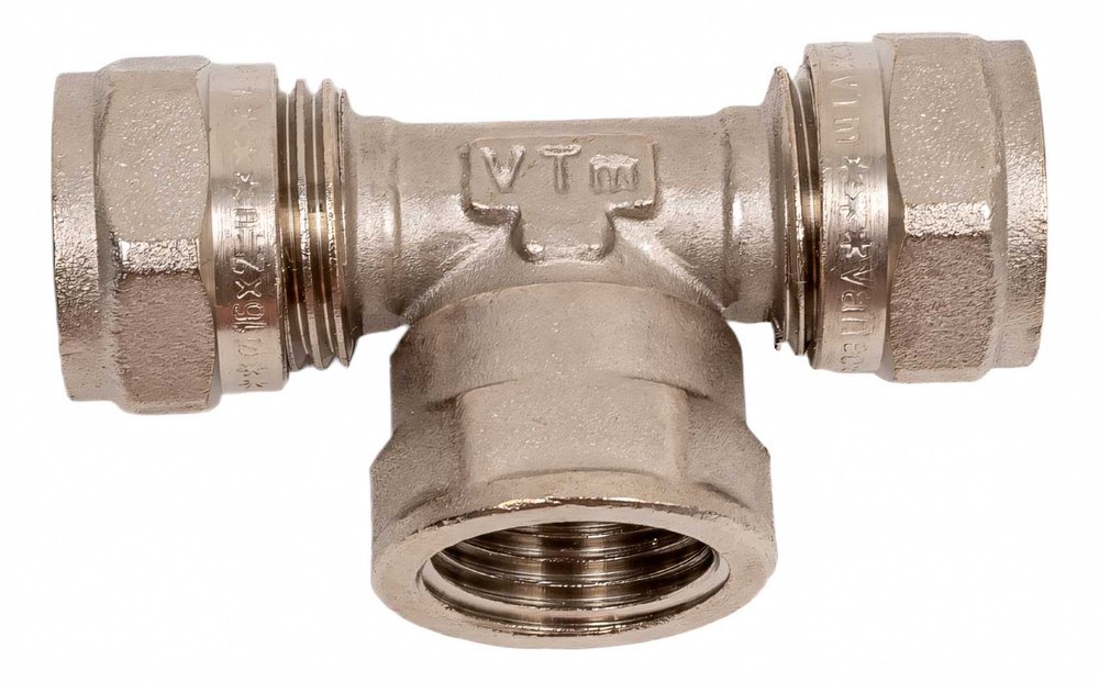 Тройник 16х1/2'х16 Valtec 676 VTm.332.N.160416
