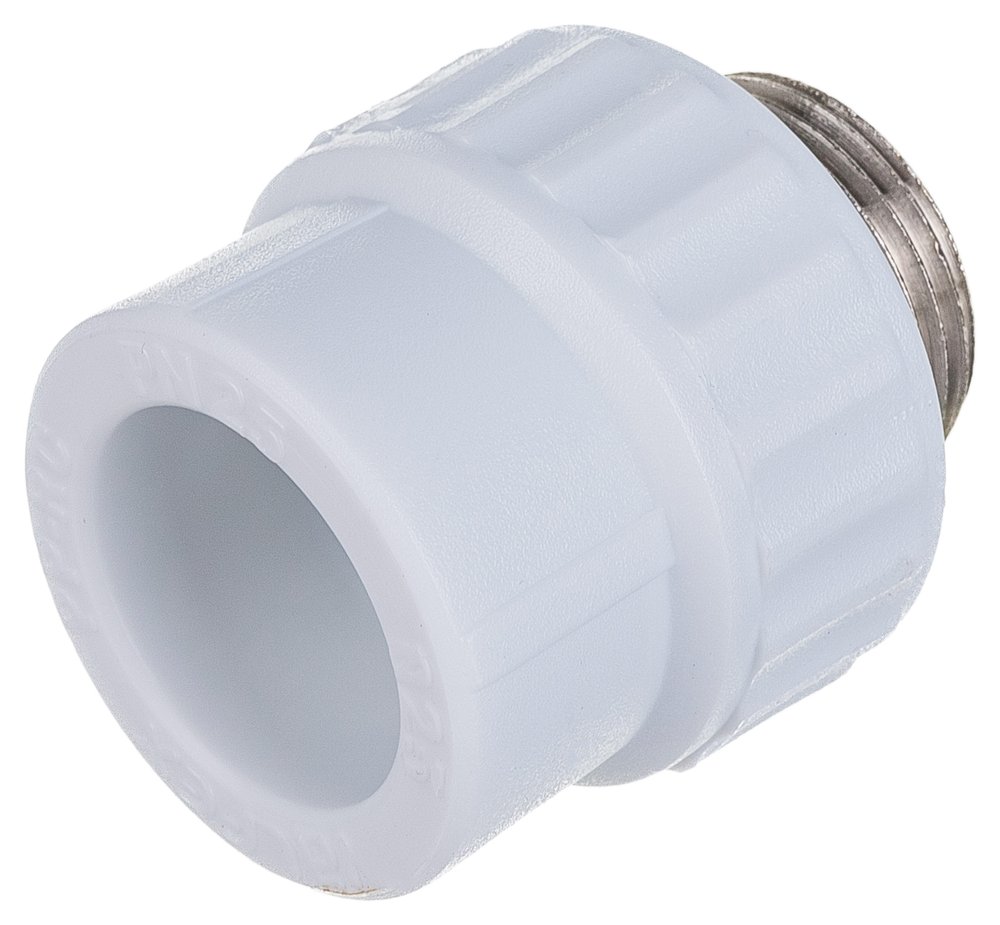 Комбинированная муфта VALFEX PP-R белая, 25х3/4 дюйма НР 10130025 127-0241