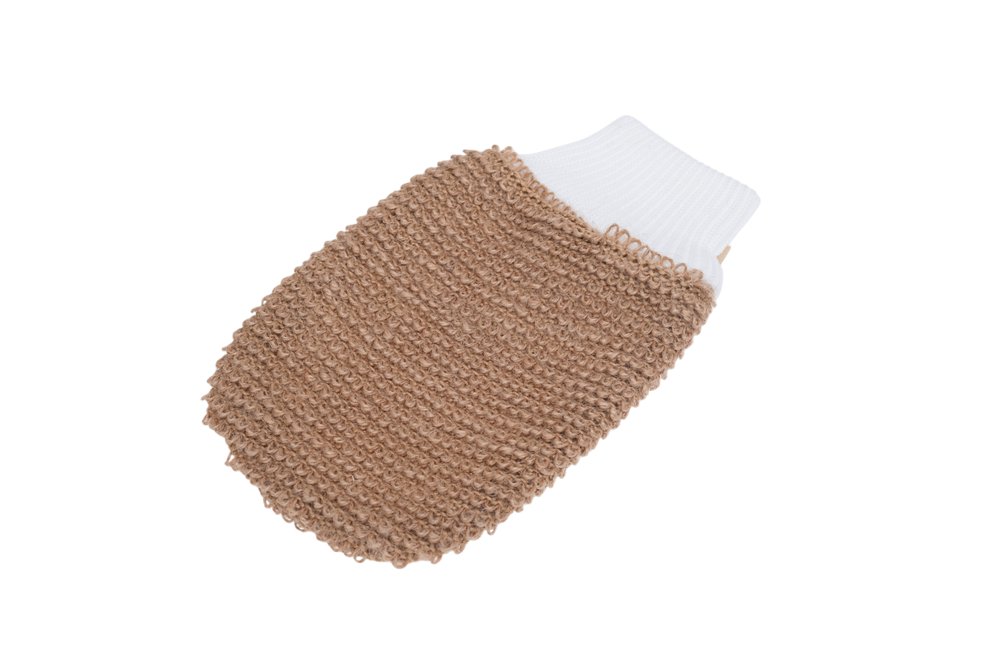 Мочалка двухсторонняя Banika 'Рукавица' РАМИ/Air-Mesh', крапива, 22x13см М4205