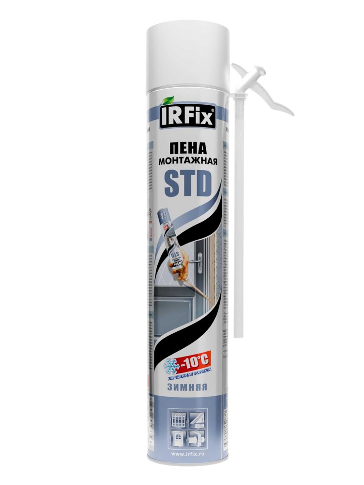 Монтажная бытовая зимняя пена IRFIX STD 750 мл 10013