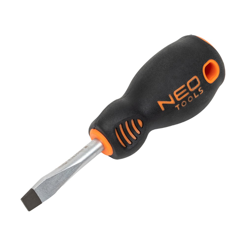 Шлицевая отвертка NEO Tools HEAVY DUTY CrMo 6.5x38 мм 04-001
