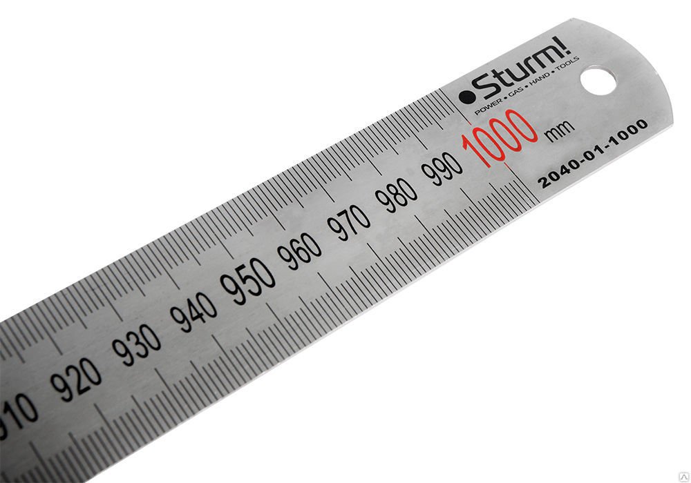 Металлическая линейка Sturm, 1000мм 2040-01-1000